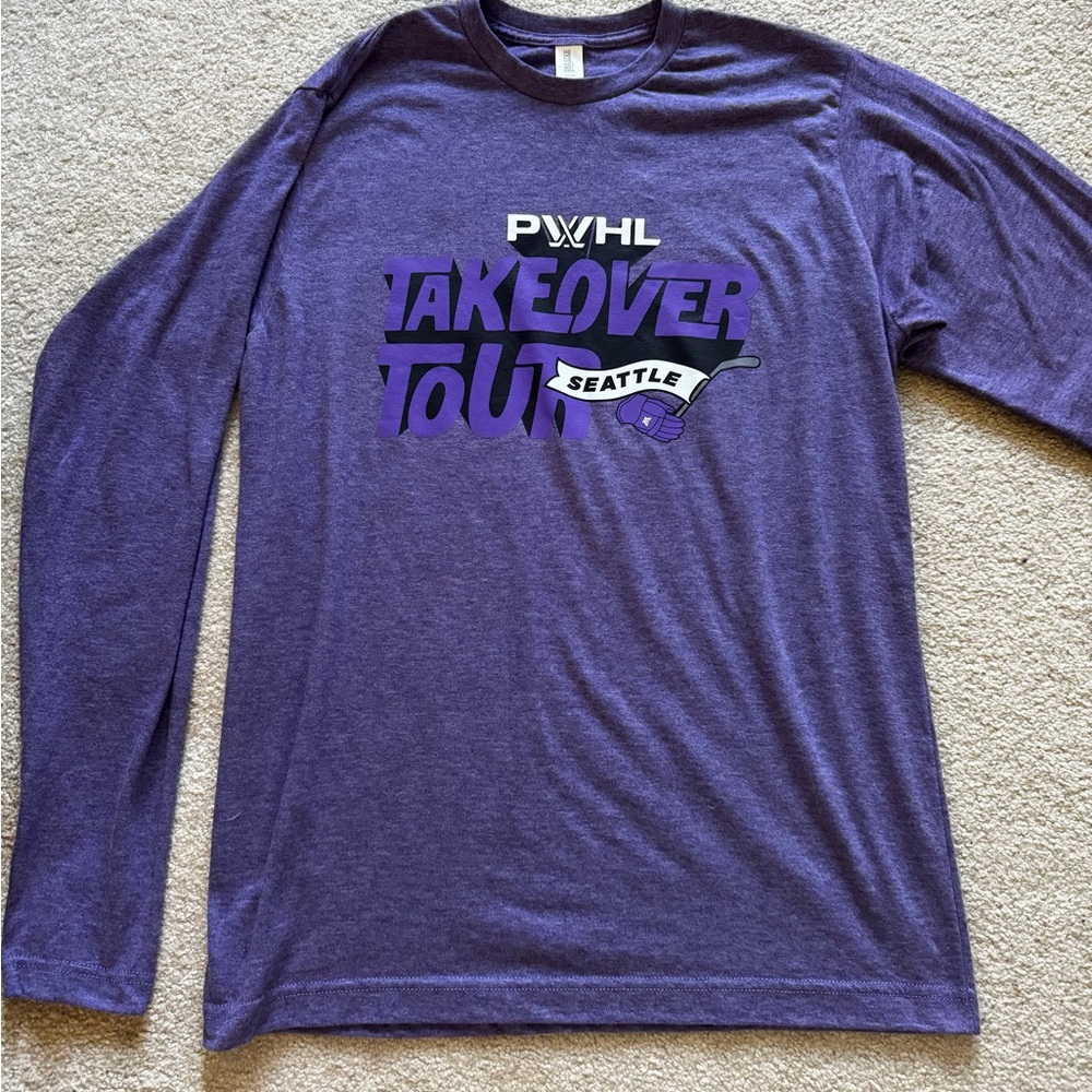 PWHL Purple Long Sleeve Shirt